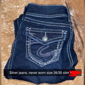 Silver jeans
